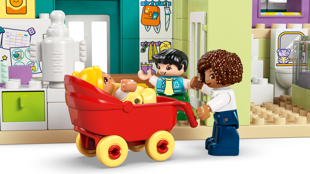 LEGO DUPLO 3in1 Modern Family House with Figures Set 10470