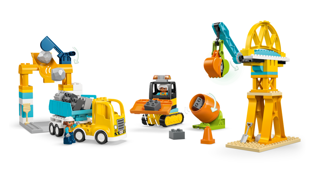 LEGO DUPLO 3in1 Construction Site and Vehicles Set 10476