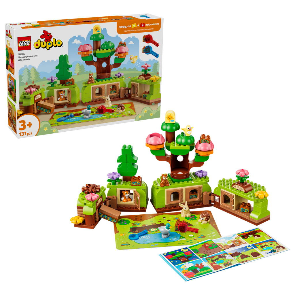 LEGO DUPLO Discovery Forest with Wild Animals Set 10480