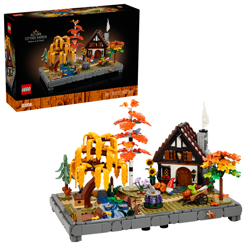 LEGO ICONS Autumn Cottage Garden Set 11372