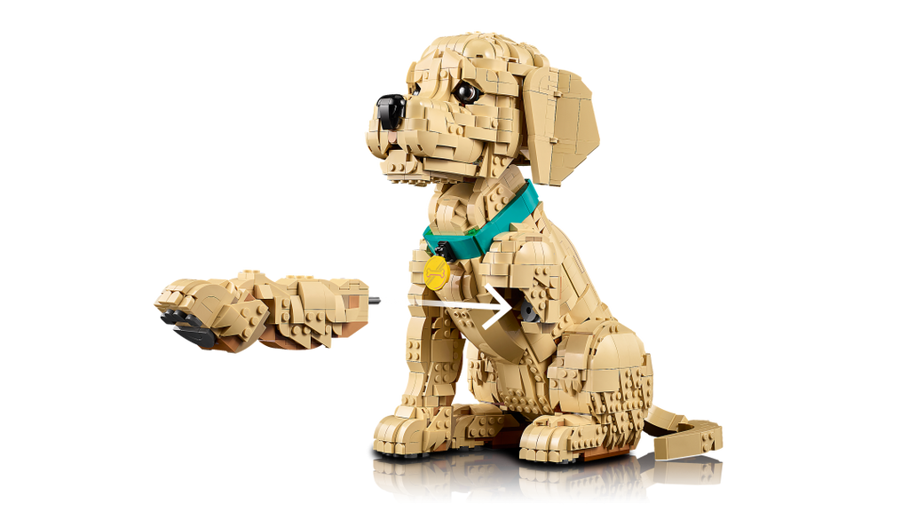 LEGO ICONS Golden Retriever Puppy Set 11384
