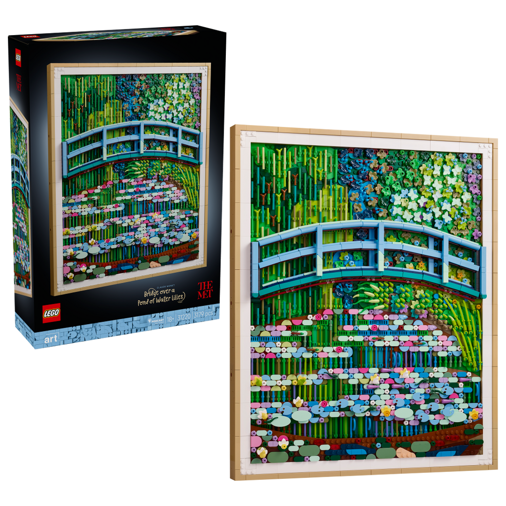 LEGO ART Claude Monet – Bridge over a Pond of Water Lilies Set 31220