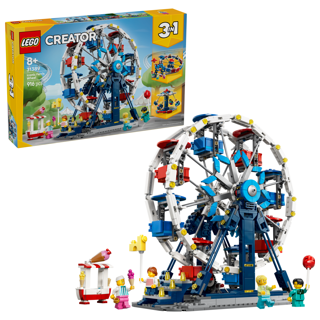 LEGO Creator 3-in-1 Iconic Ferris Wheel Set 31389