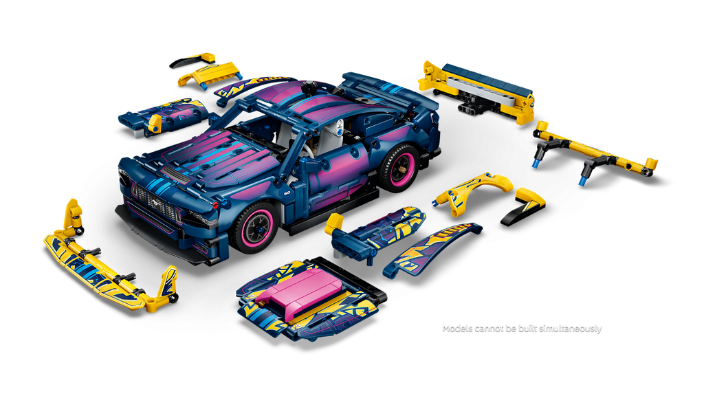 LEGO Technic Custom Garage Ford Mustang GT Car Set 42236