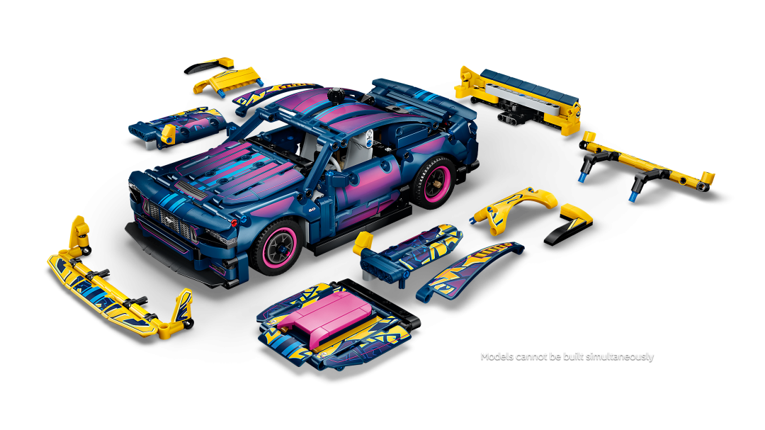 LEGO Technic Custom Garage Ford Mustang GT Car Set 42236