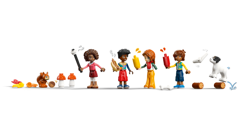 LEGO Friends Cozy Fall Forest Cabin Set 42705