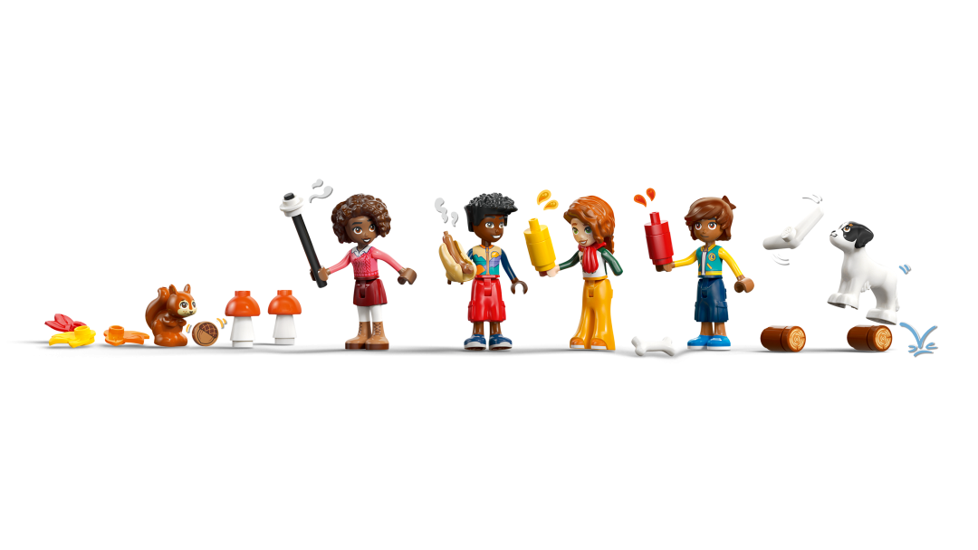 LEGO Friends Cozy Fall Forest Cabin Set 42705