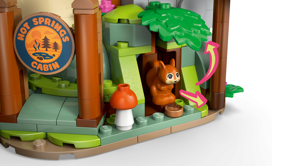 LEGO Friends Cozy Fall Forest Cabin Set 42705