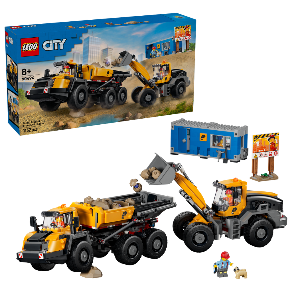LEGO City Dump Truck & Front End Loader Set 60494