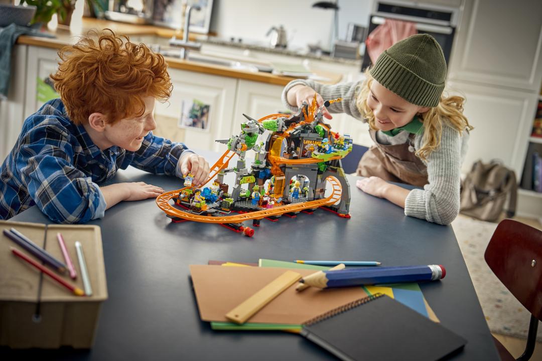 LEGO City Lava Land Roller Coaster Park Set 60501