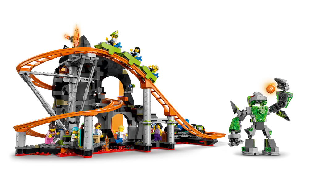 LEGO City Lava Land Roller Coaster Park Set 60501
