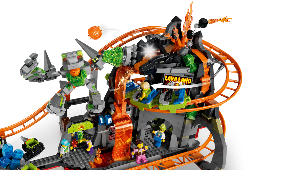 LEGO City Lava Land Roller Coaster Park Set 60501