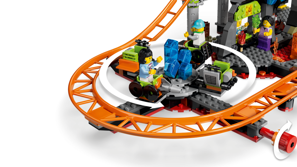 LEGO City Lava Land Roller Coaster Park Set 60501