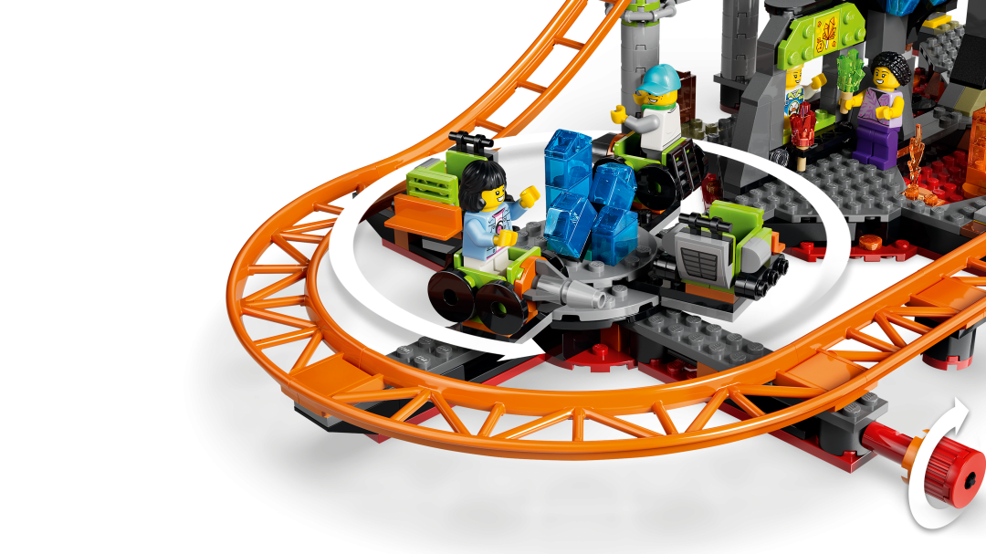 LEGO City Lava Land Roller Coaster Park Set 60501