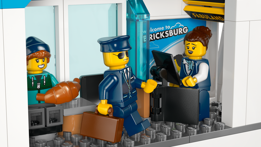 LEGO City Airport with Airplane Set 60502