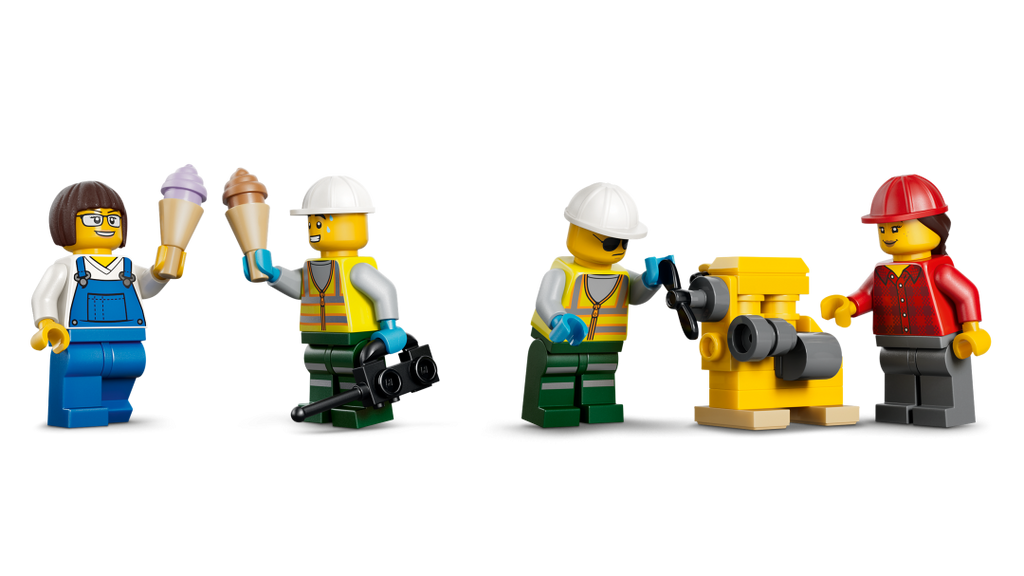 LEGO City Harbor Freight Train with Crane & Truck Set 60509