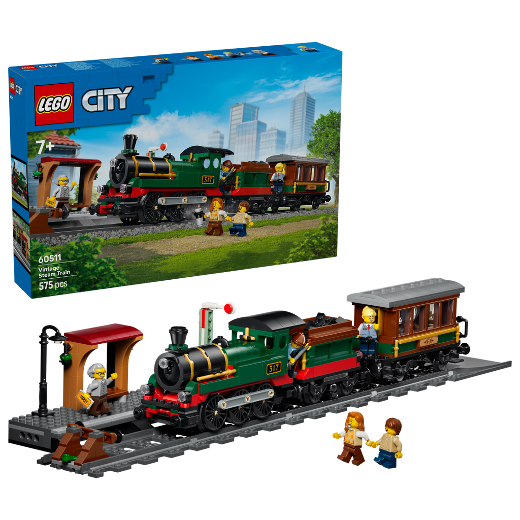 LEGO City Vintage Steam Train Set 60511