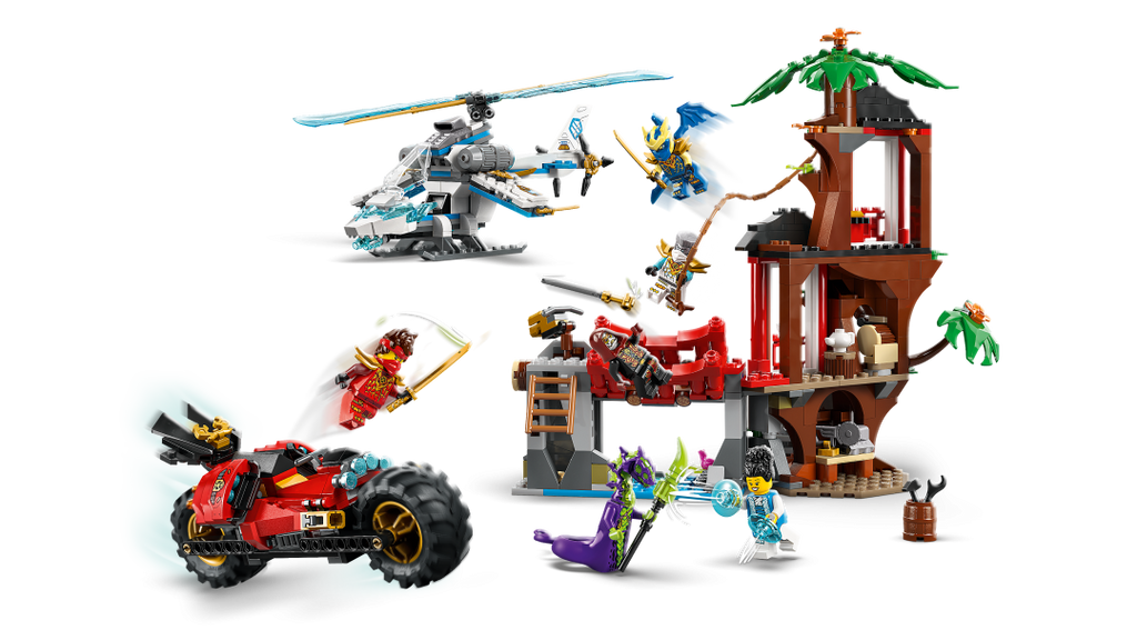 LEGO NINJAGO Ninja Vehicle Tree House Battle Set 71857