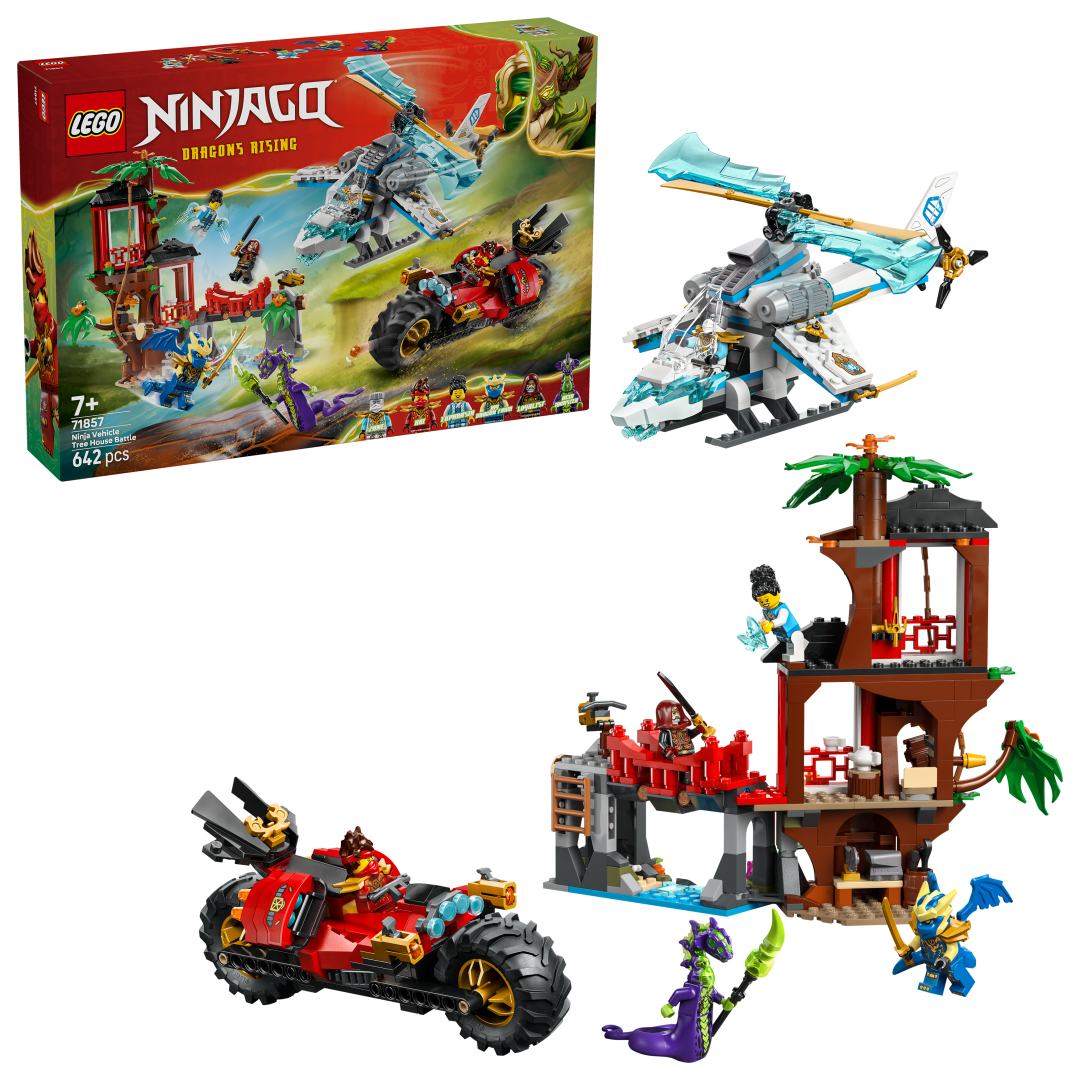 LEGO NINJAGO Ninja Vehicle Tree House Battle Set 71857