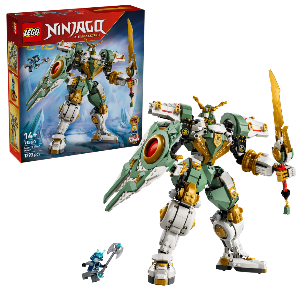 LEGO NINJAGO Lloyd's Titan Mech 15th Anniversary Set 71860