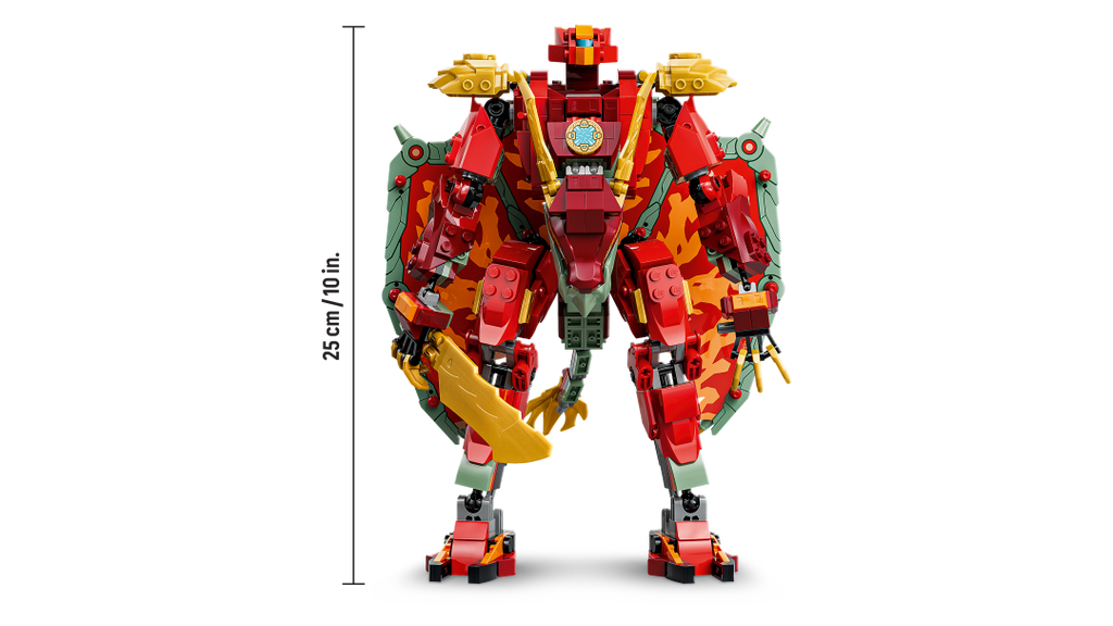 LEGO NINJAGO Wyldfyre's Transforming Dragon Mech Set 71868