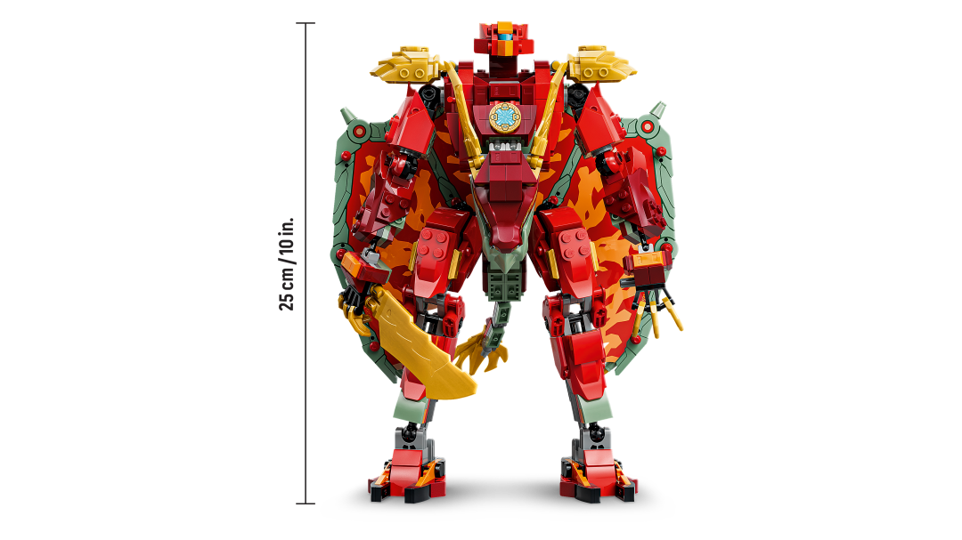 LEGO NINJAGO Wyldfyre's Transforming Dragon Mech Set 71868