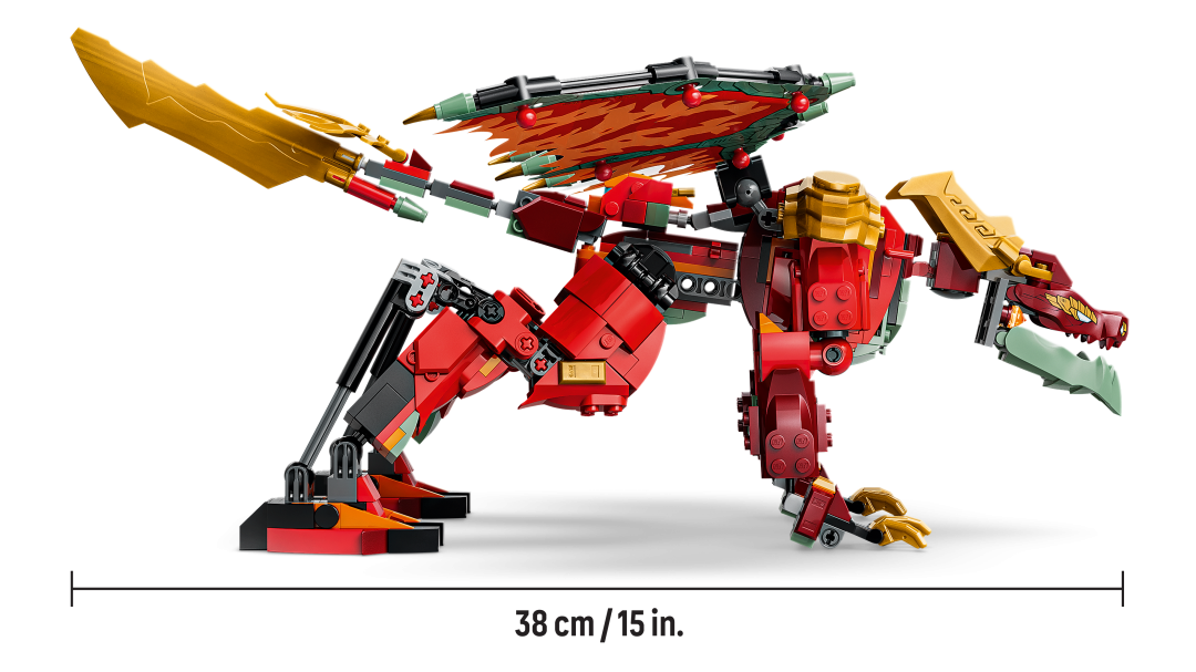 LEGO NINJAGO Wyldfyre's Transforming Dragon Mech Set 71868