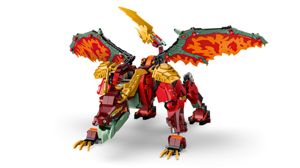 LEGO NINJAGO Wyldfyre's Transforming Dragon Mech Set 71868