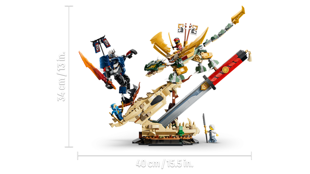 LEGO NINJAGO Battle at the Dragon's Blade Set 71871