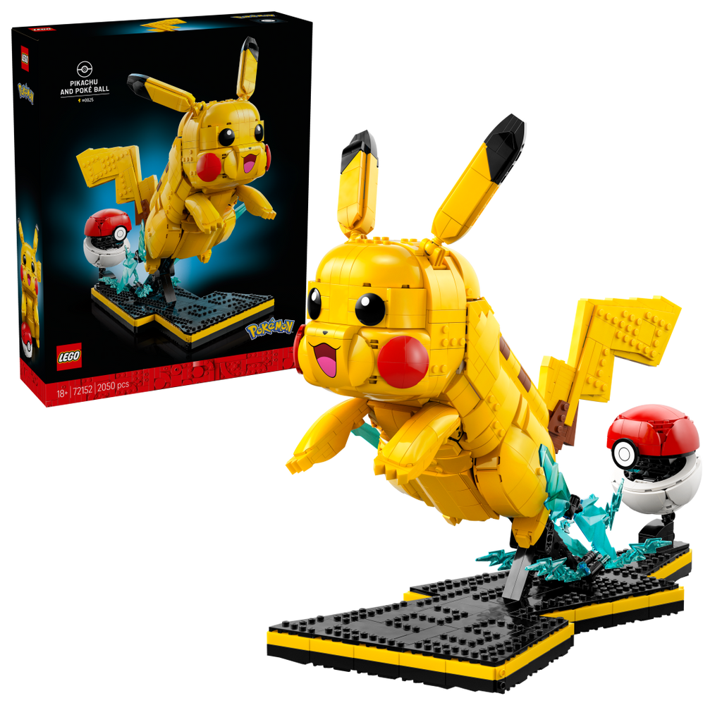 LEGO Pokémon Pikachu and Poké Ball Set 72152