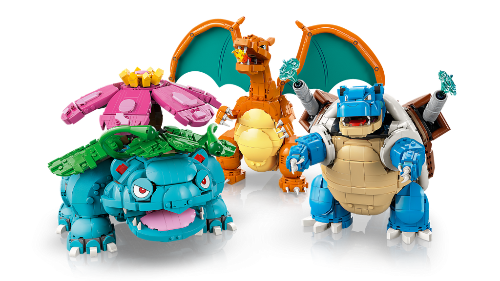 LEGO Pokémon Venusaur, Charizard and Blastoise Set 72153