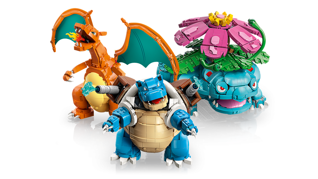 LEGO Pokémon Venusaur, Charizard and Blastoise Set 72153