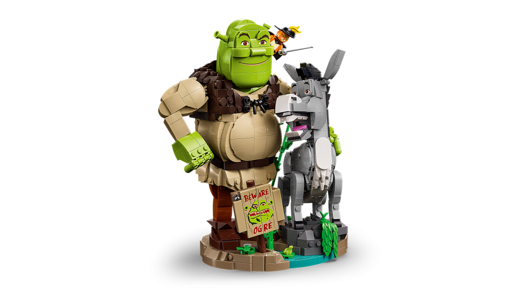 LEGO ICONS Shrek, Donkey & Puss in Boots Set 72423