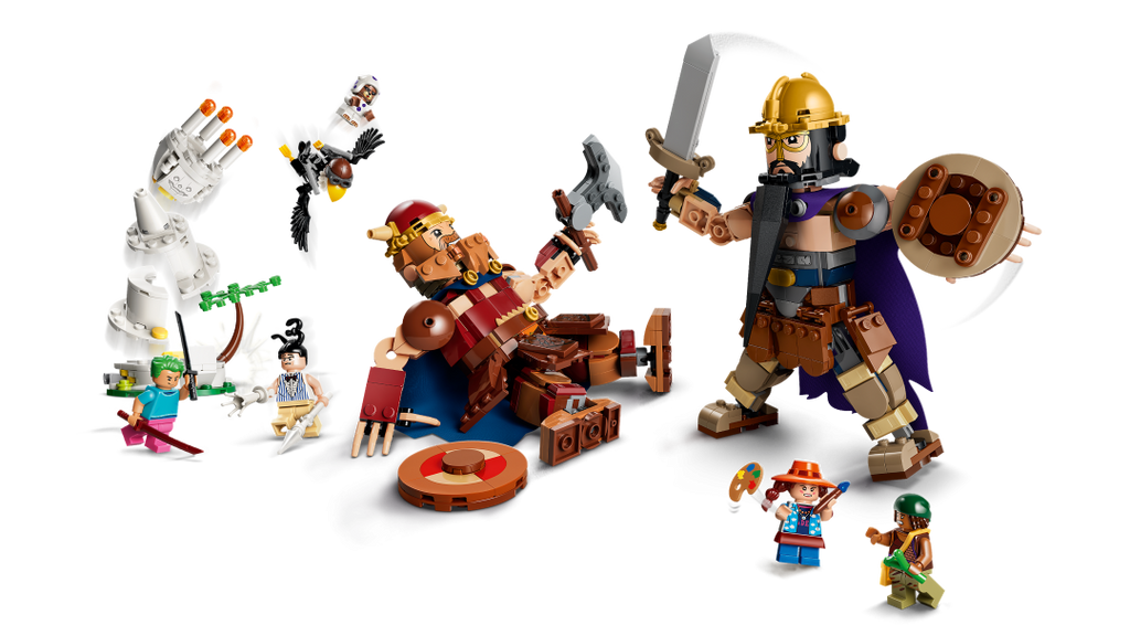 LEGO One Piece Dorry vs. Brogy – Giants of Little Garden Set 75644