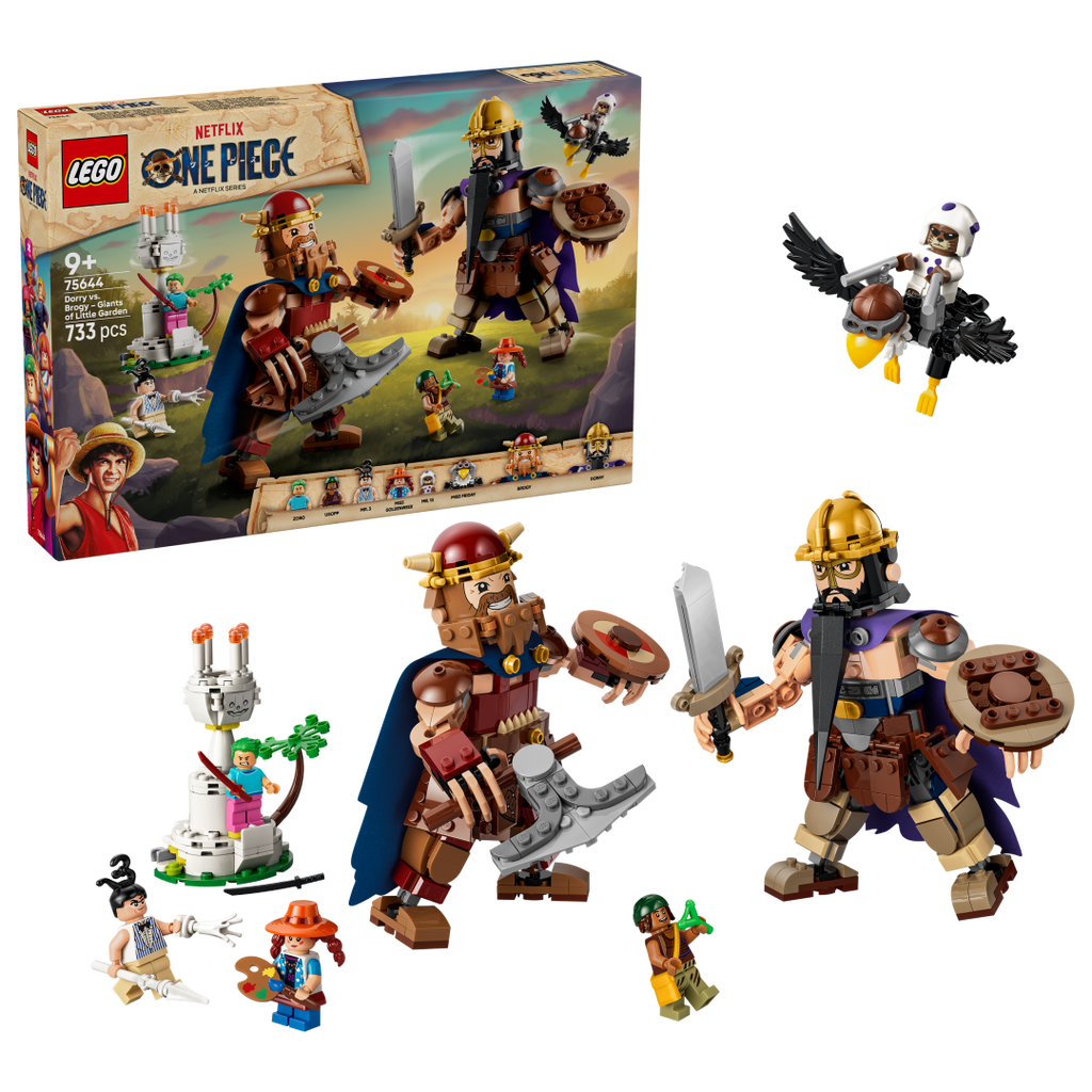 LEGO One Piece Dorry vs. Brogy – Giants of Little Garden Set 75644