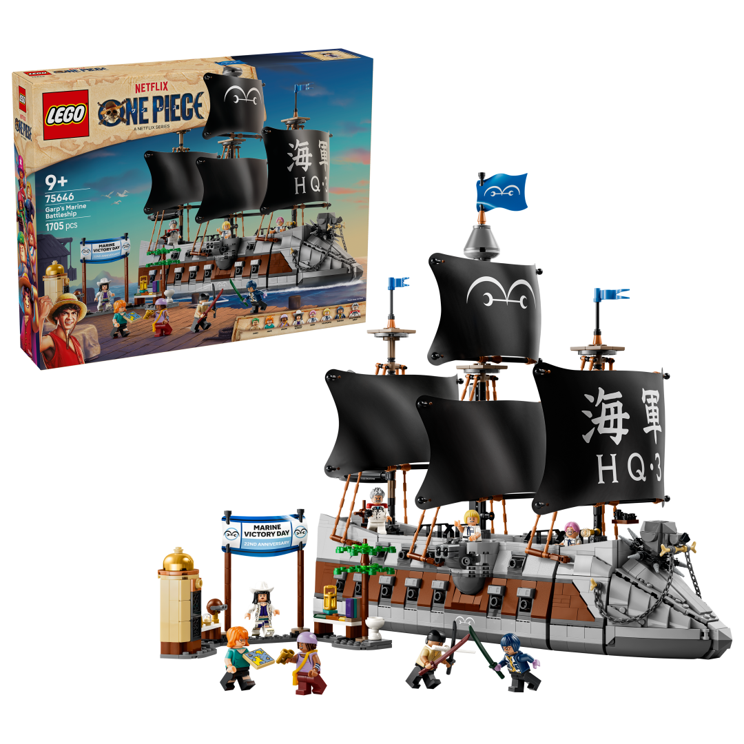 LEGO One Piece Garp's Marine Battleship Set 75646