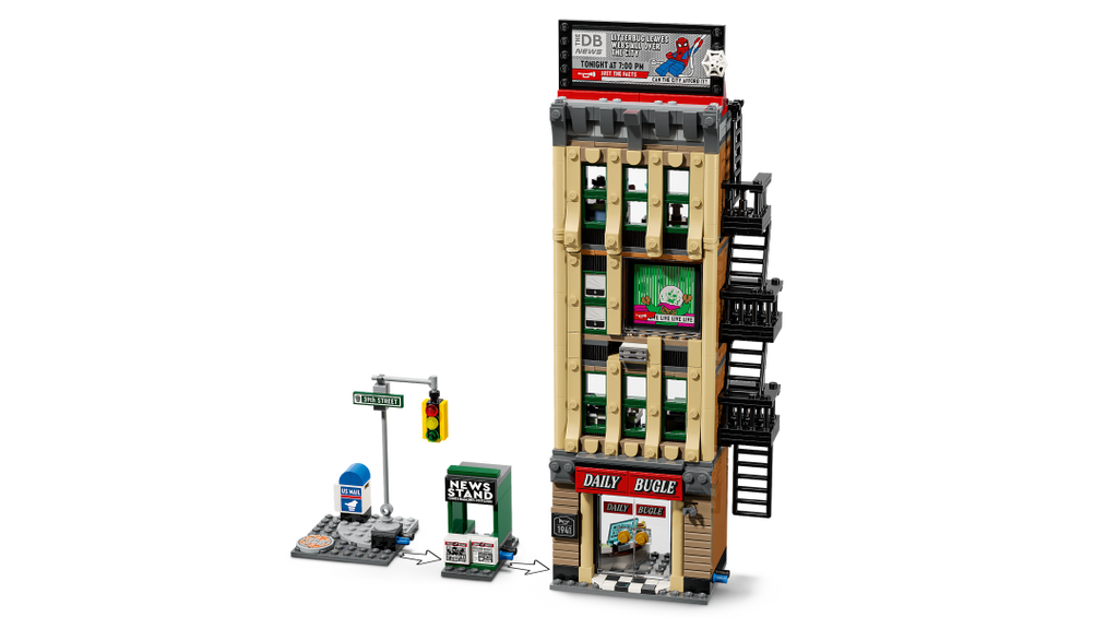 LEGO Marvel Spider-Man vs. Mysterio: The Daily Bugle Set 76342