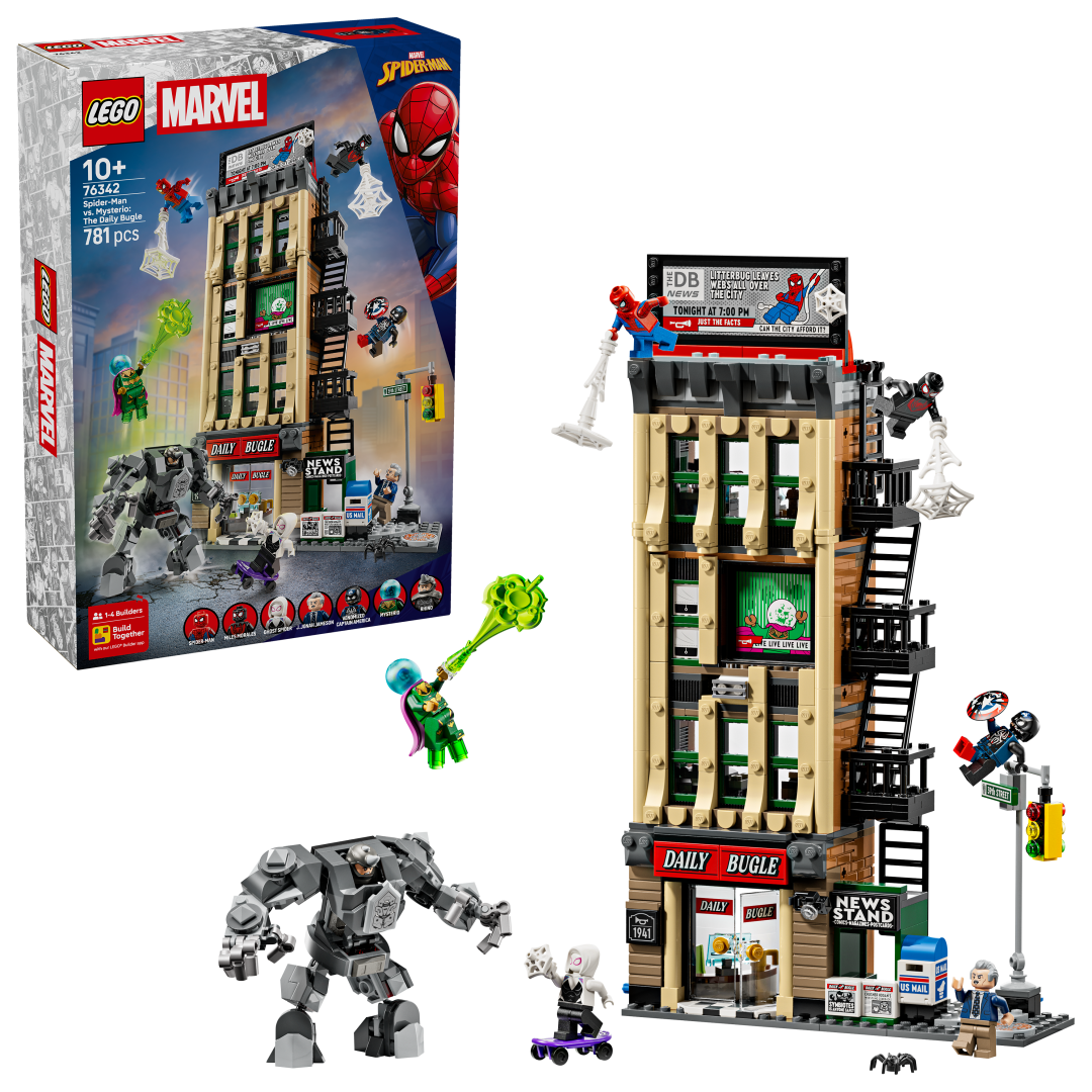 LEGO Marvel Spider-Man vs. Mysterio: The Daily Bugle Set 76342