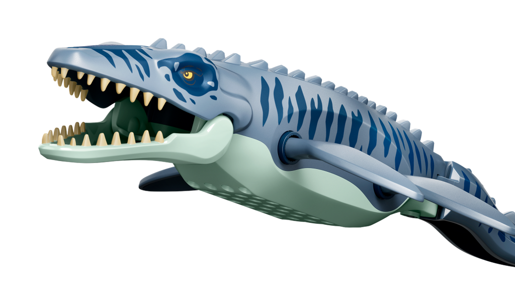 LEGO Jurassic World Mosasaurus Dinosaur Boat Attack Set 77983