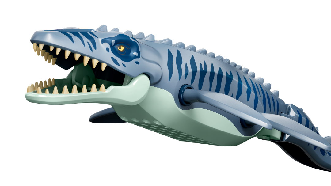 LEGO Jurassic World Mosasaurus Dinosaur Boat Attack Set 77983