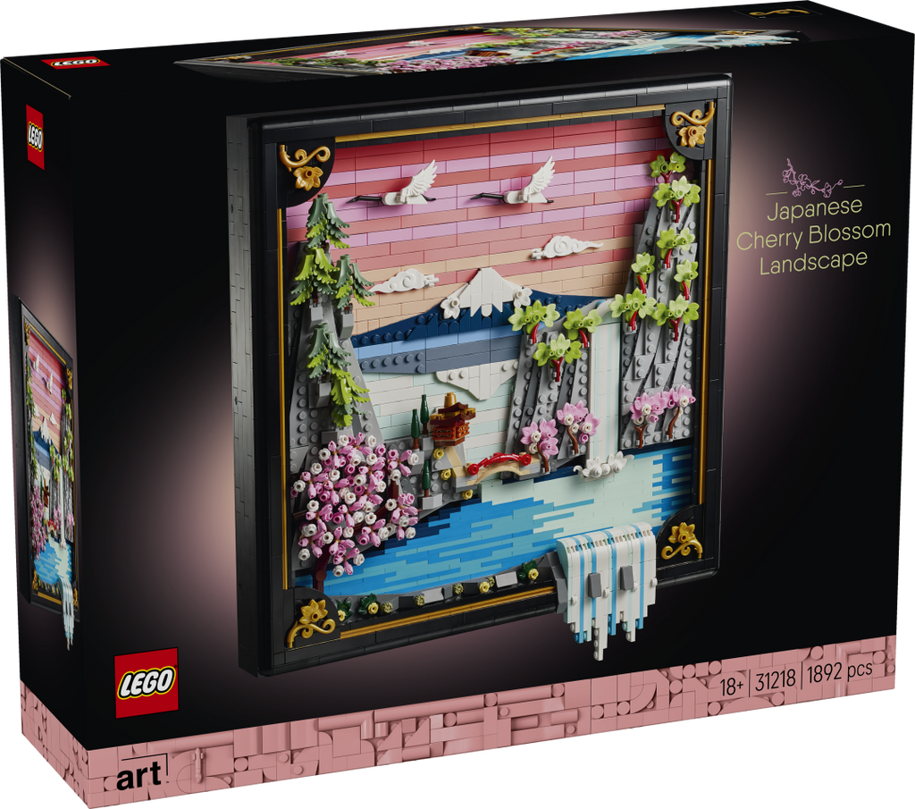 LEGO ART Japanese Cherry Blossom Landscape Set 31218