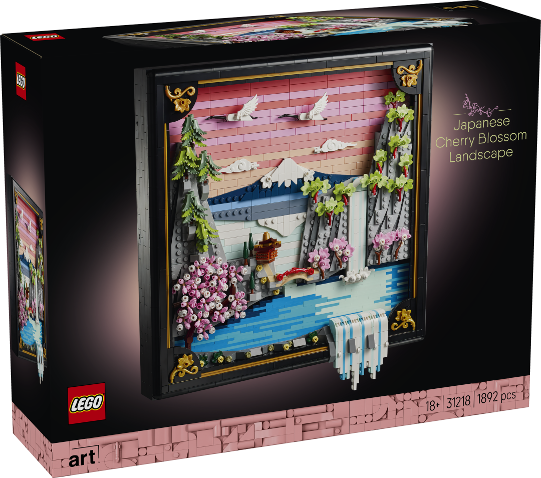 LEGO ART Japanese Cherry Blossom Landscape Set 31218