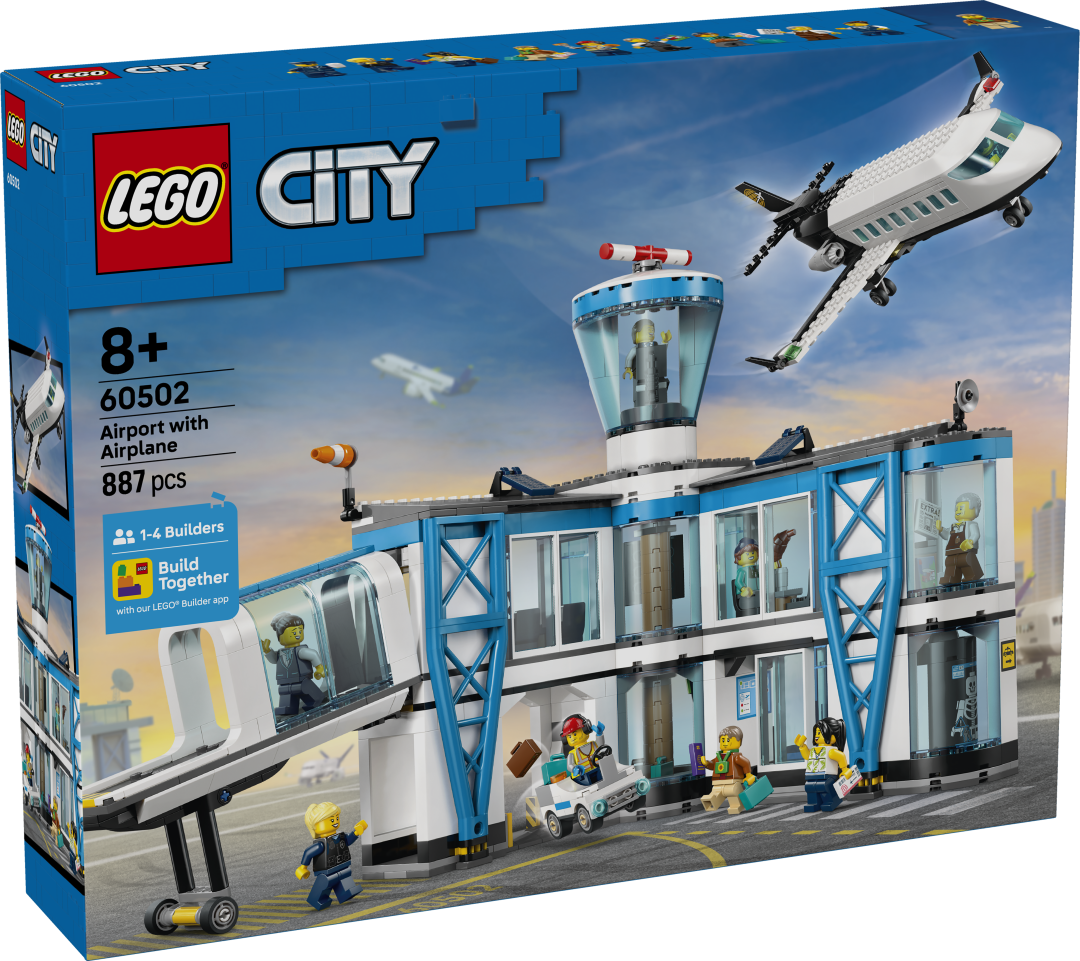 LEGO City Airport with Airplane Set 60502