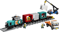 LEGO City Harbor Freight Train with Crane & Truck Set 60509