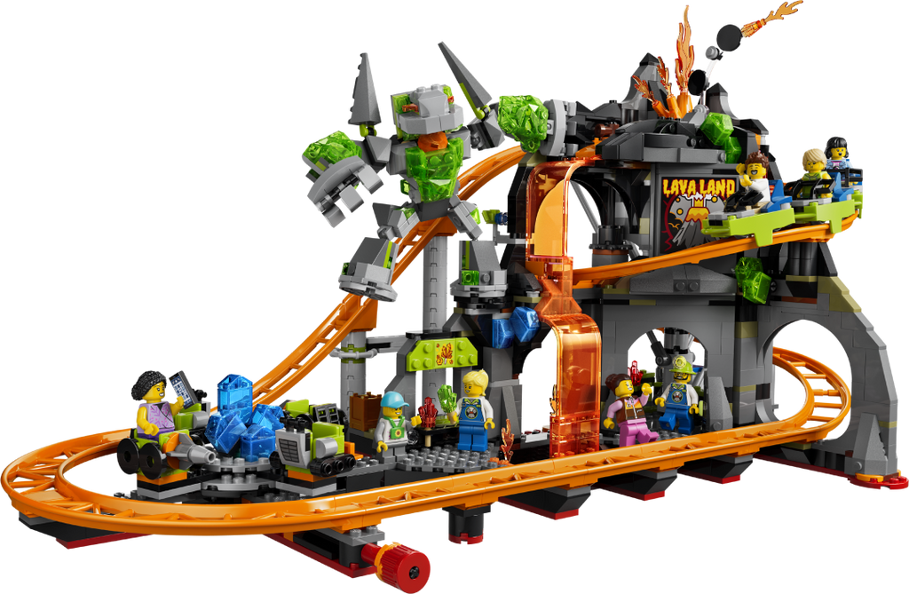LEGO City Lava Land Roller Coaster Park Set 60501