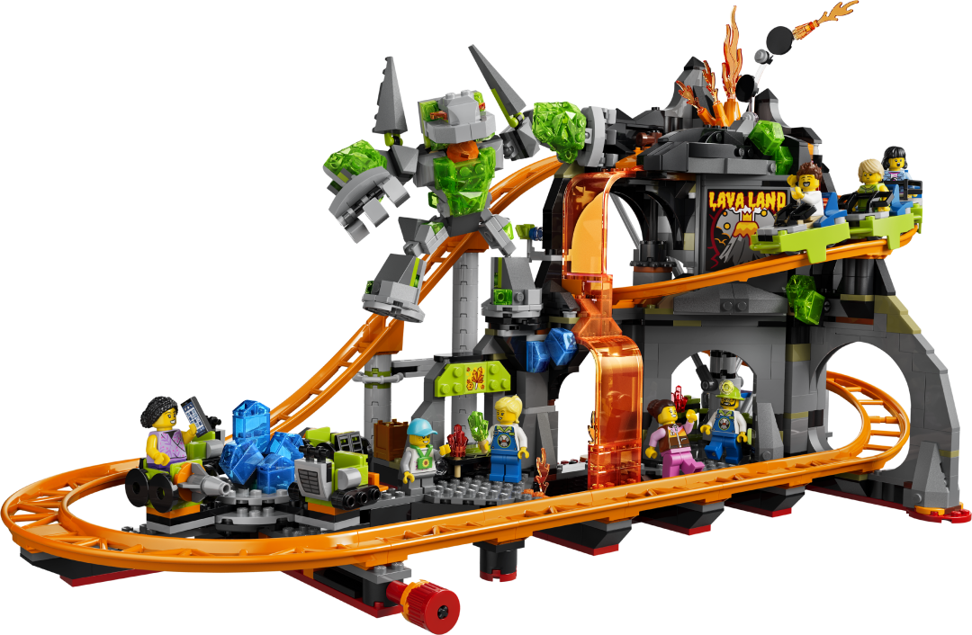 LEGO City Lava Land Roller Coaster Park Set 60501