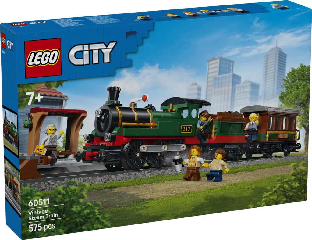 LEGO City Vintage Steam Train Set 60511