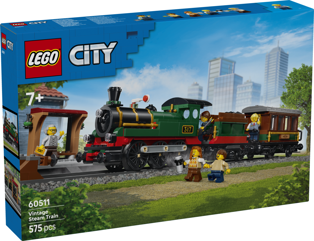LEGO City Vintage Steam Train Set 60511