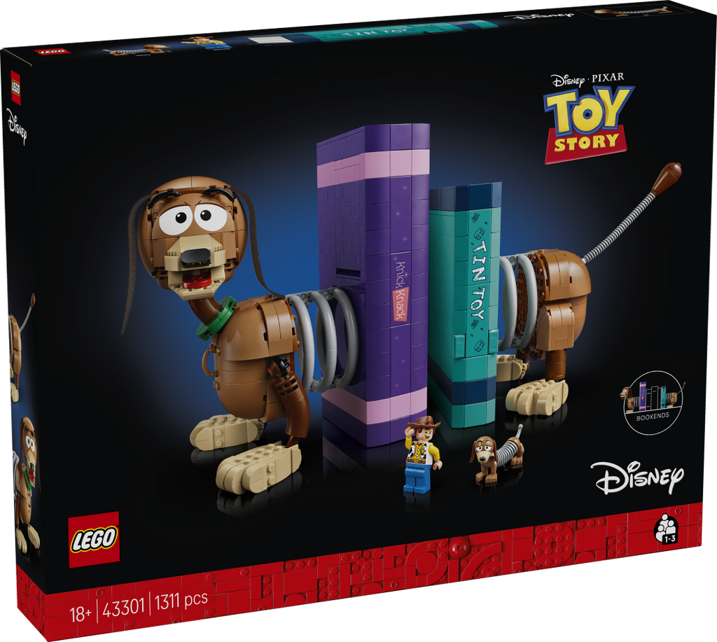 LEGO Disney Toy Story Slinky Dog Bookends Set 43301