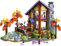 LEGO Friends Cozy Fall Forest Cabin Set 42705